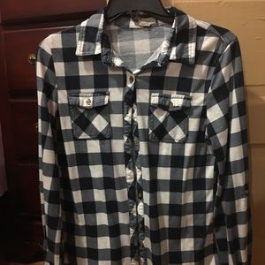 Cute blue and white shirt